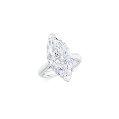 7.24ct Marquise Cut Diamond Solitaire Ring