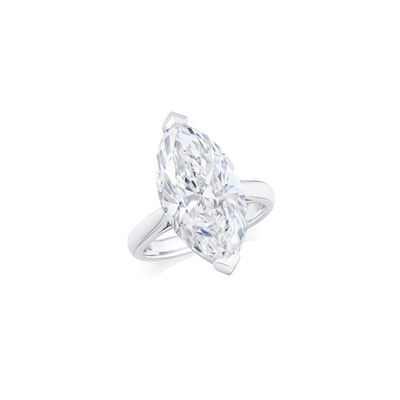 7.24ct Marquise Cut Diamond Solitaire Ring