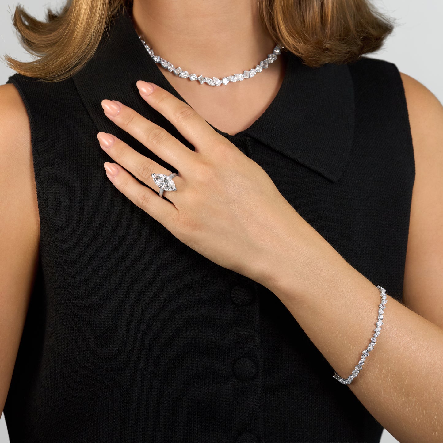7.24ct Marquise Cut Diamond Solitaire Ring