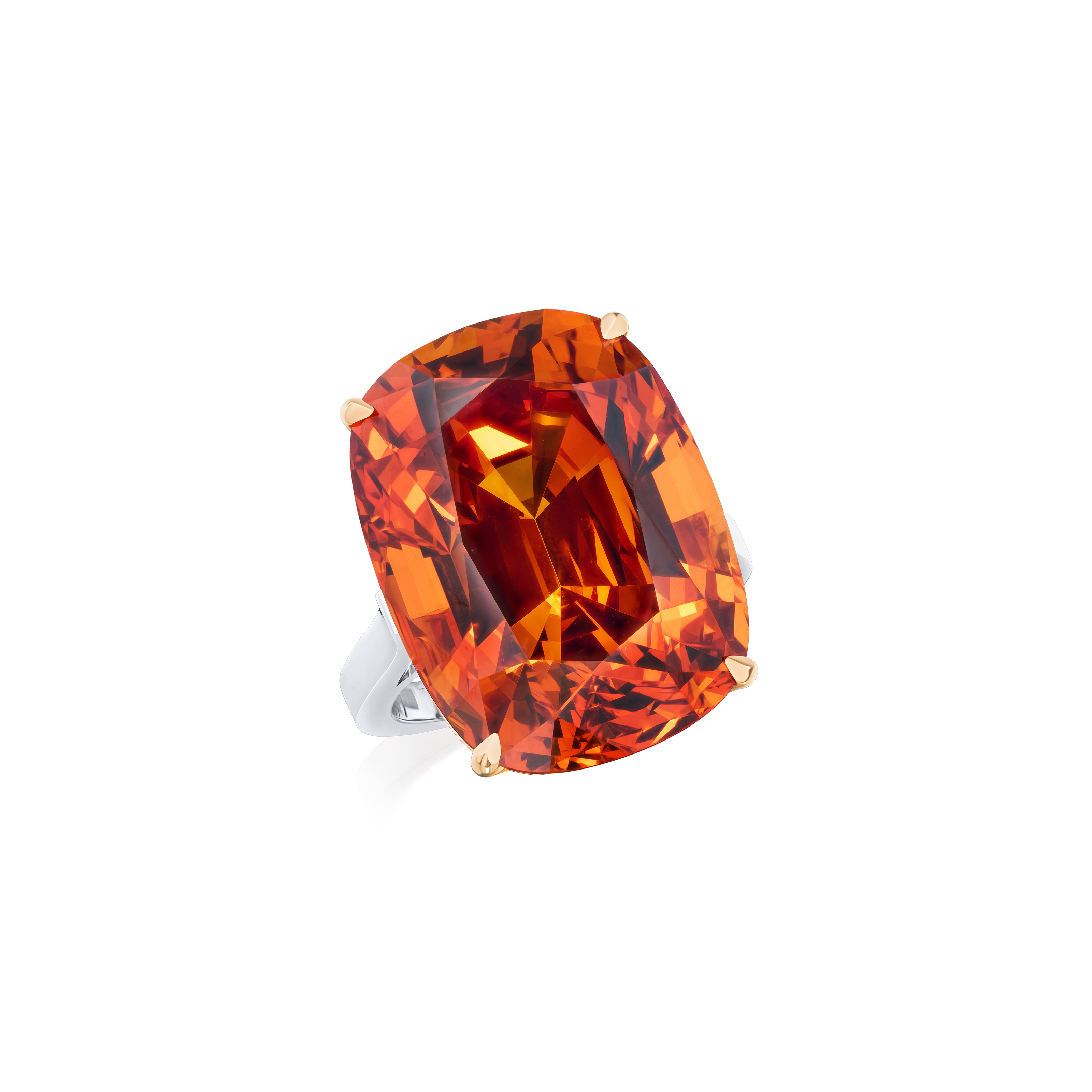 36.77ct Spessartite Mandarin Garnet Ring