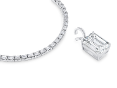 20.06ct Emerald Cut Diamond Pendant