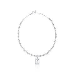 20.06ct Emerald Cut Diamond Pendant