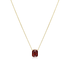 Spessartite Garnet 18ct Yellow Gold Pendant