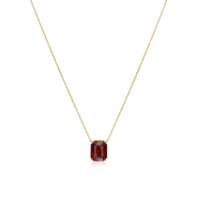 Spessartite Garnet 18ct Yellow Gold Pendant