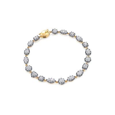 Mixed Cut Diamond Bracelet