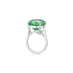 21.33ct Tsavorite Solitaire Ring