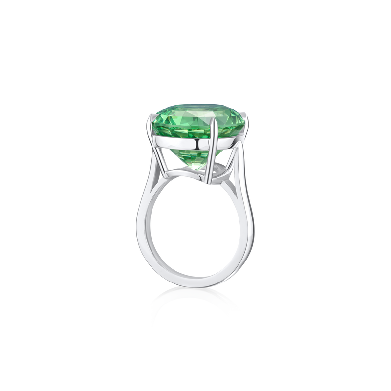 21.33ct Tsavorite Solitaire Ring