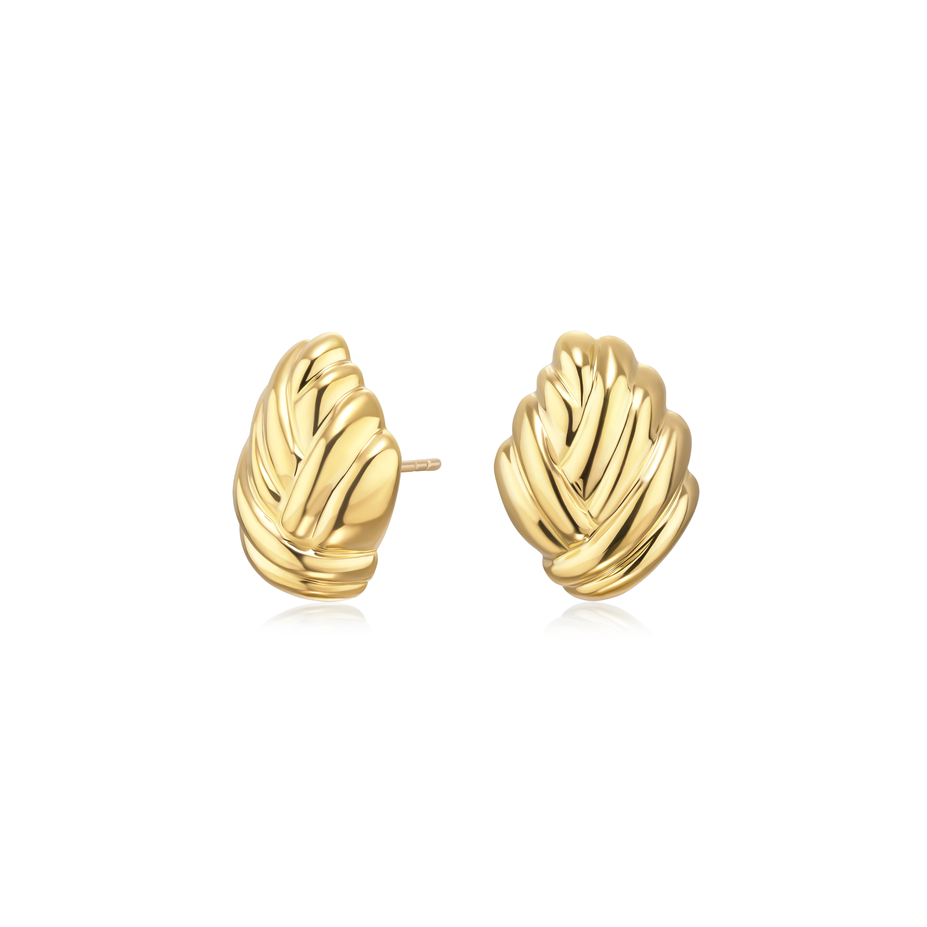 18ct Yellow Gold Knot Earrings