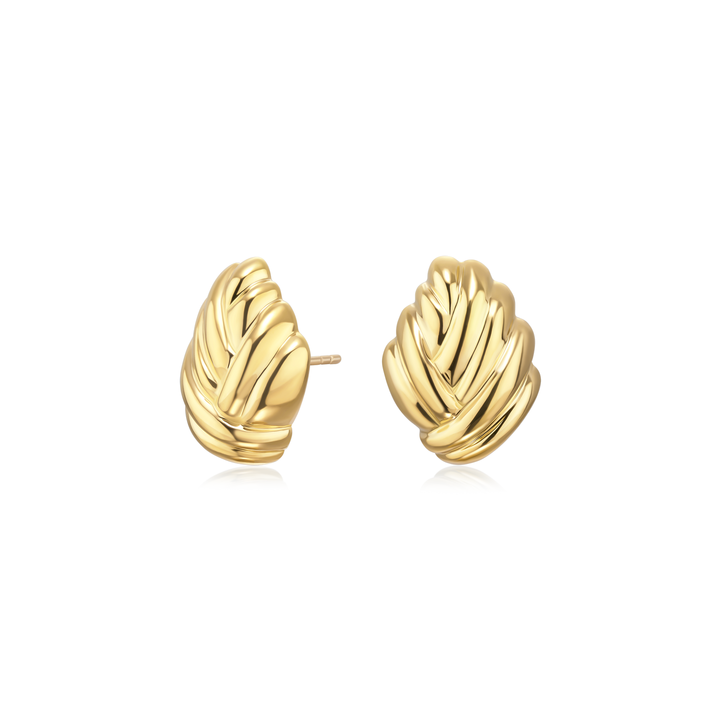 18ct Yellow Gold Knot Earrings