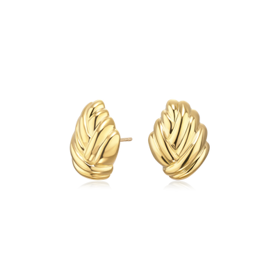 18ct Yellow Gold Knot Earrings