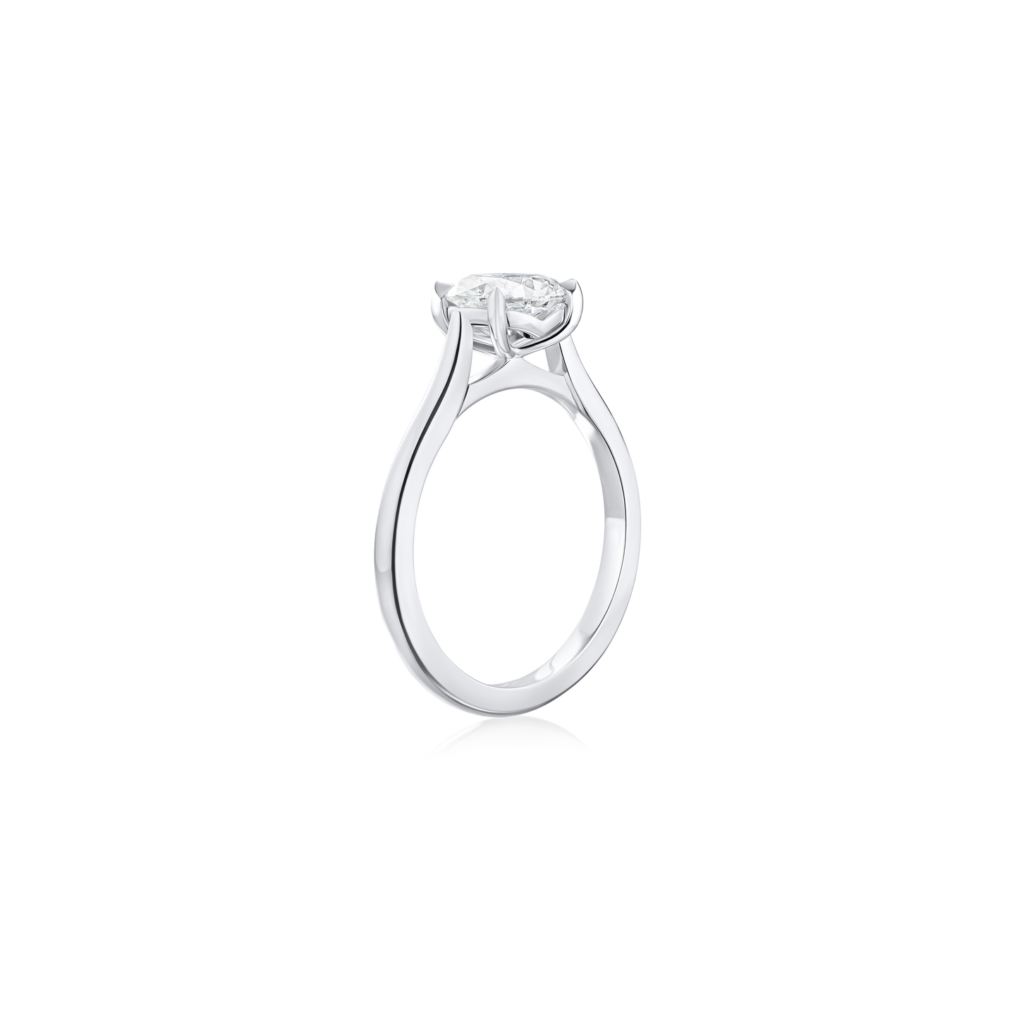 1.14ct Oval Cut Diamond Solitaire Ring