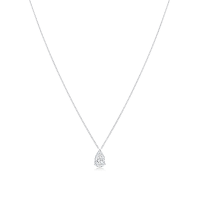 1.03ct Pear Cut Diamond Solitaire Pendant