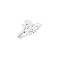 2.44ct Oval Cut Diamond Solitaire Ring