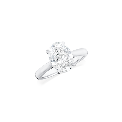 2.44ct Oval Cut Diamond Solitaire Ring