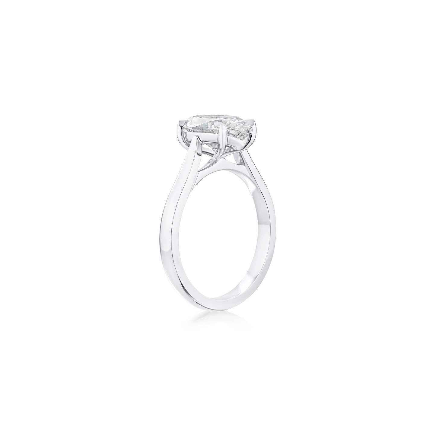 2.44ct Oval Cut Diamond Solitaire Ring