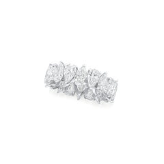 Pear Cut Diamond Set Full Eternity Ring