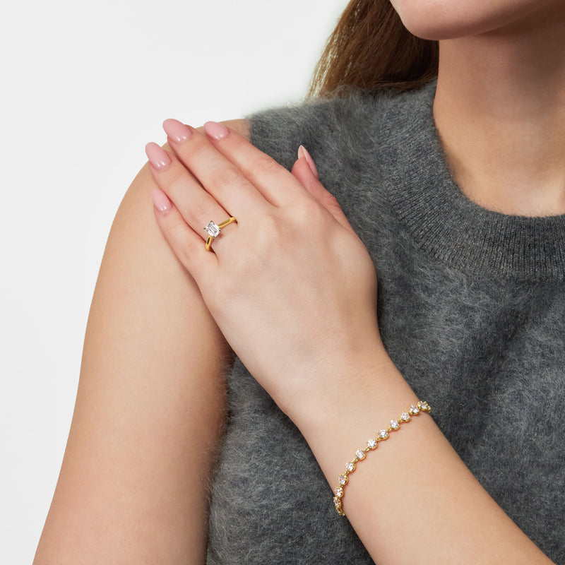 Old Cut Diamond Bracelet