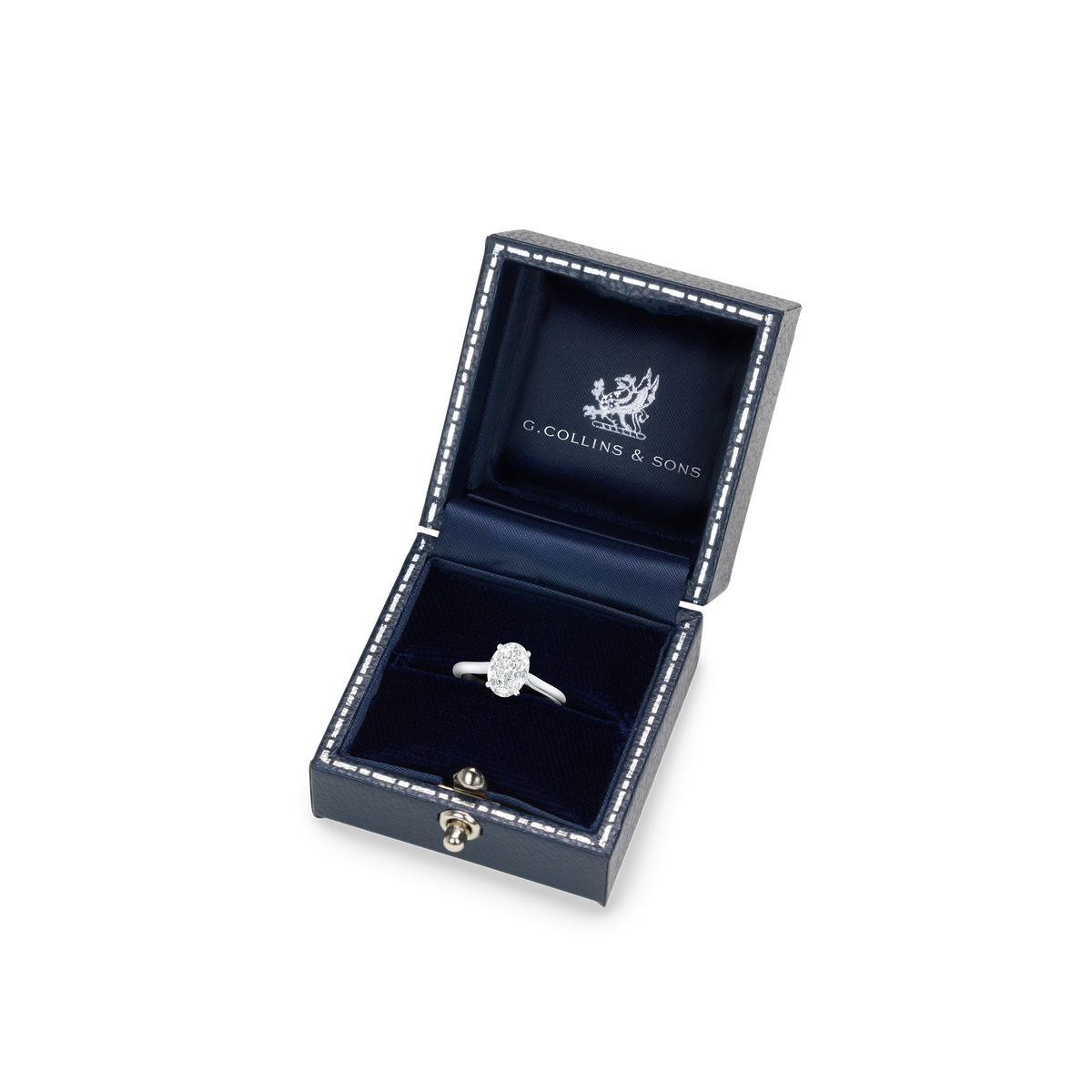 1.32ct Oval Cut Diamond Solitaire Ring