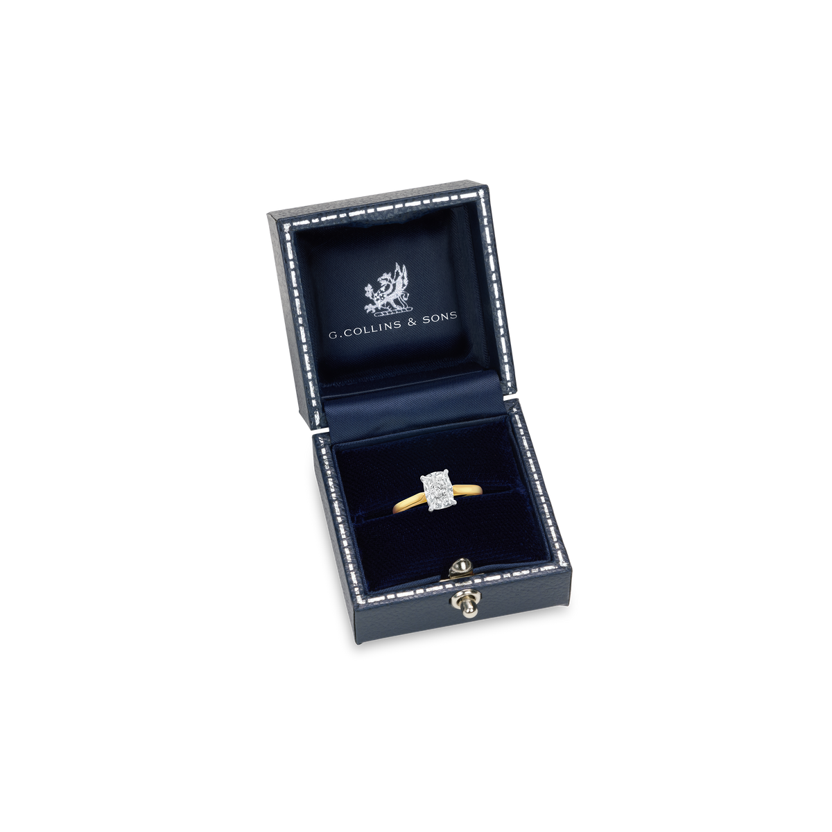 1.50ct Cushion Cut Diamond Solitaire Ring
