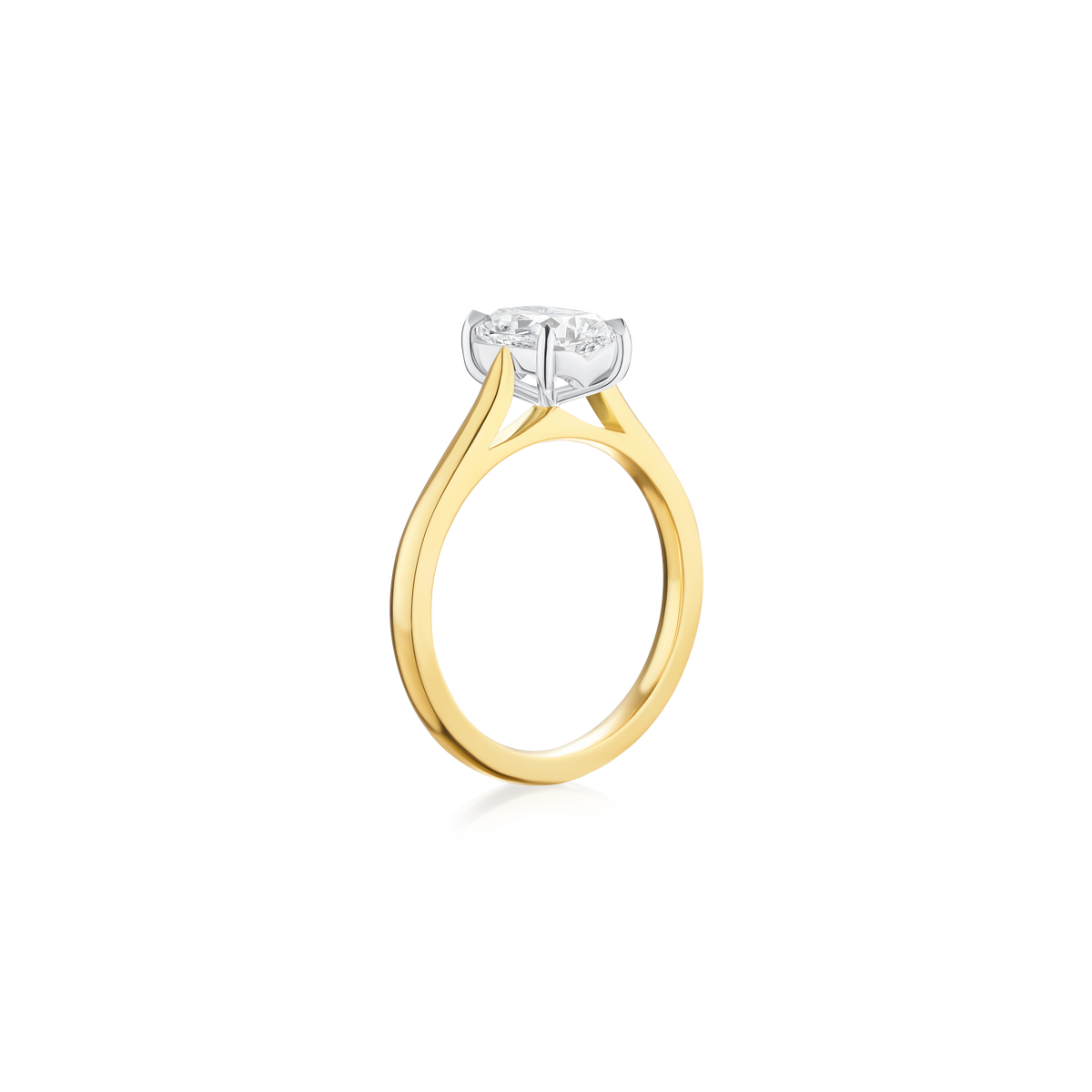 1.50ct Cushion Cut Diamond Solitaire Ring