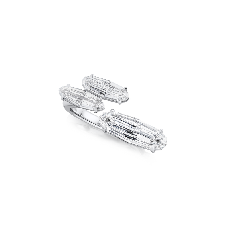 Marquise Cut Diamond Three Stone Ring