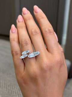 Marquise Cut Diamond Three Stone ring