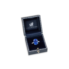 9.82ct Sapphire and Diamond Ring