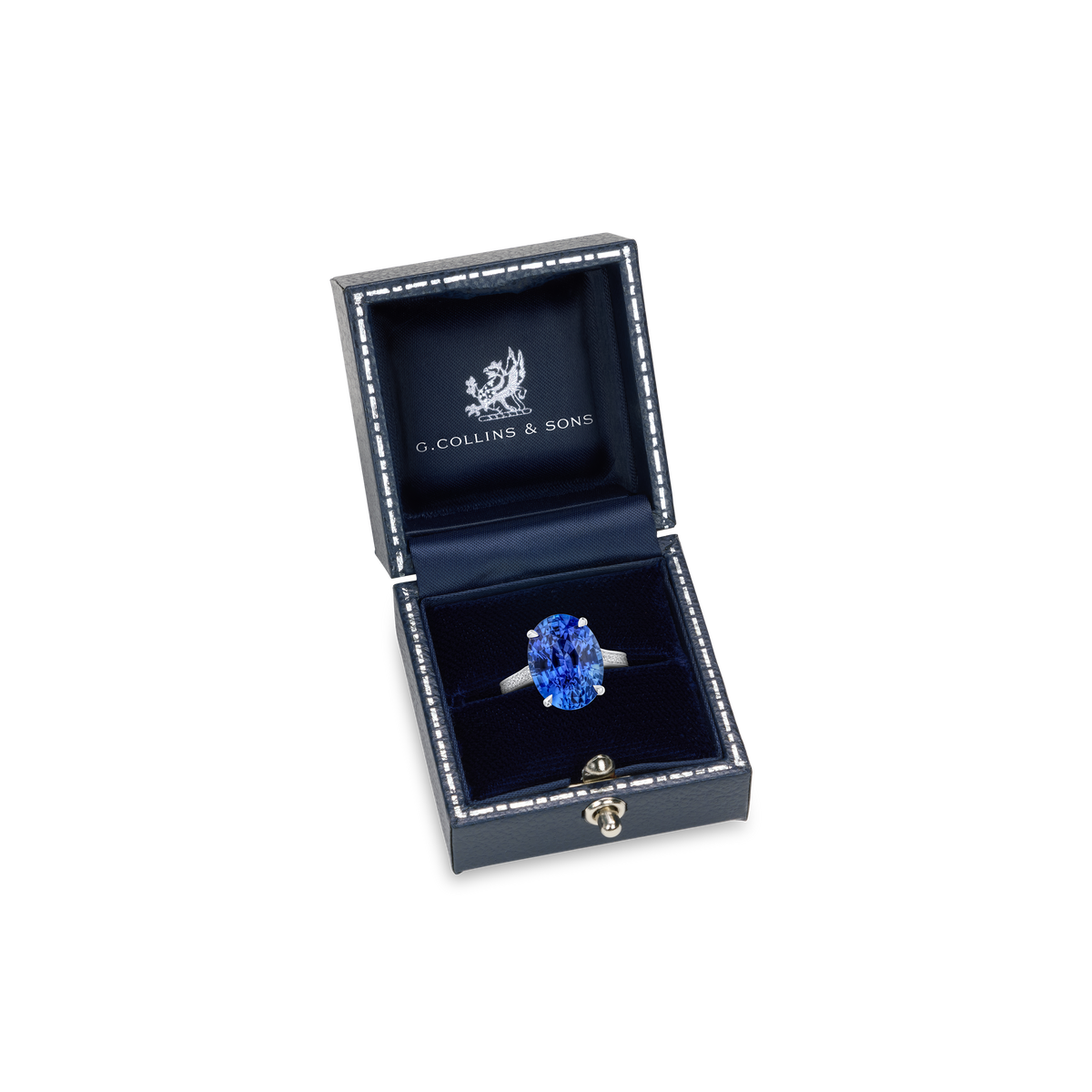 9.82ct Sapphire and Diamond Ring