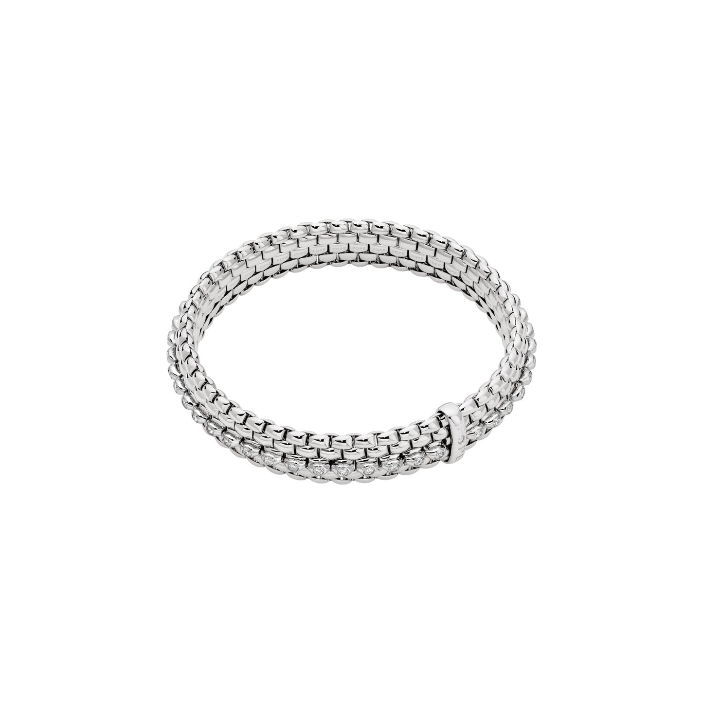 Panorama Flex'it 18ct White Gold Diamond Set Bracelet