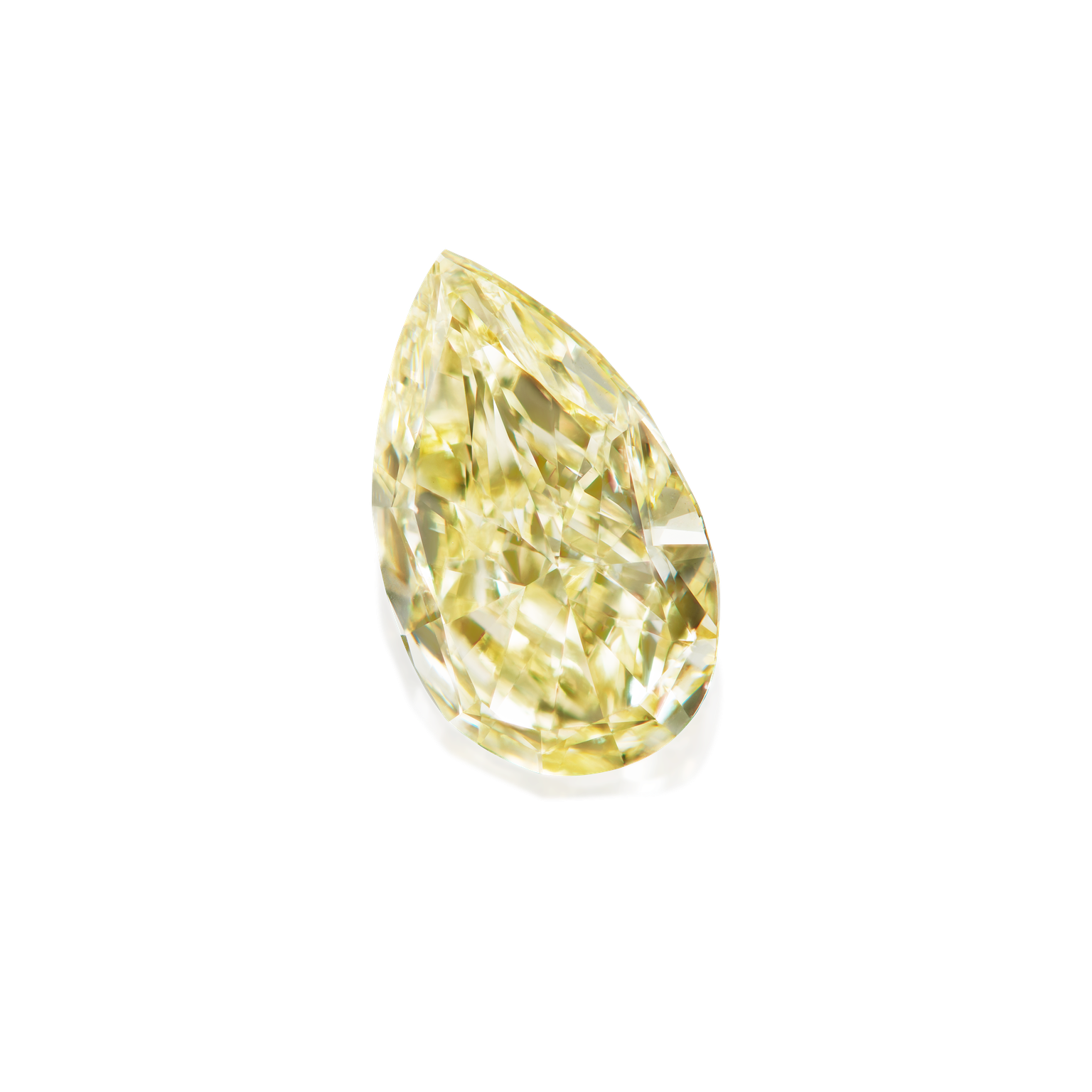 8.78cts Loose Pear-Cut Yellow Diamond