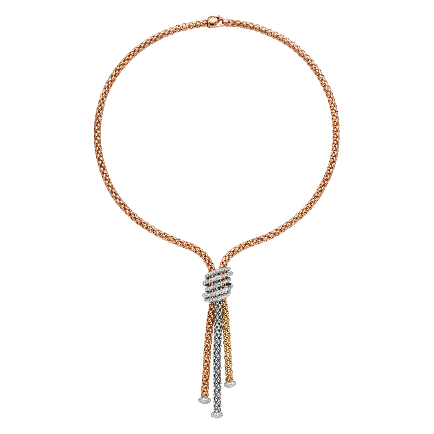 Solo 18ct Gold Multistrand Necklace