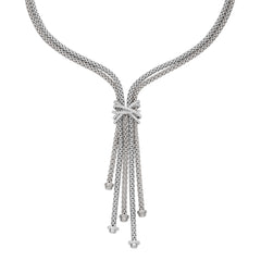 Prima MiaLuce 18ct White Gold Multistrand Necklace