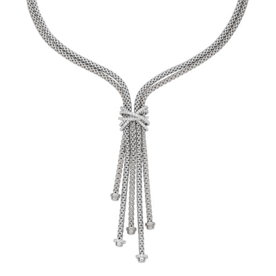 Prima MiaLuce 18ct White Gold Multistrand Necklace