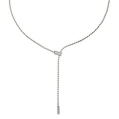 Aria Flex'it 18ct White Gold Necklace With A Sliding Diamond Set Clasp