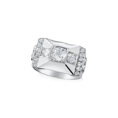 1.12cts Old-Cut Diamond Platinum Ring