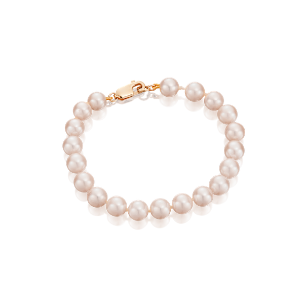 Cultured Pearl 9ct Yellow Gold Bracelet