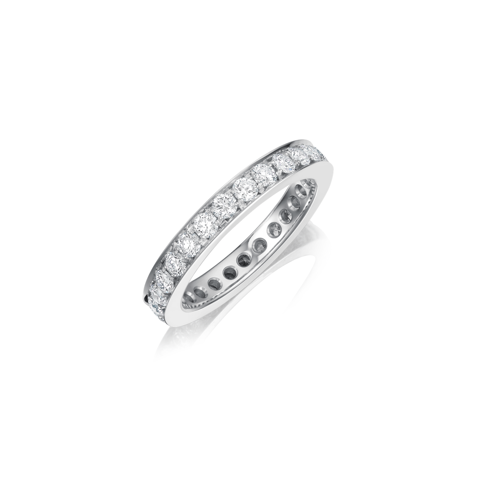Skyline Collection Platinum Diamond Ring 3mm