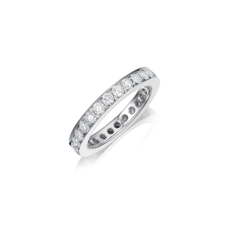 Skyline Collection Platinum Diamond Ring 3mm
