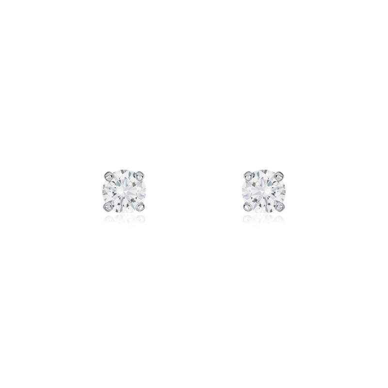 0.30cts Round Brilliant Cut Diamond Earrings