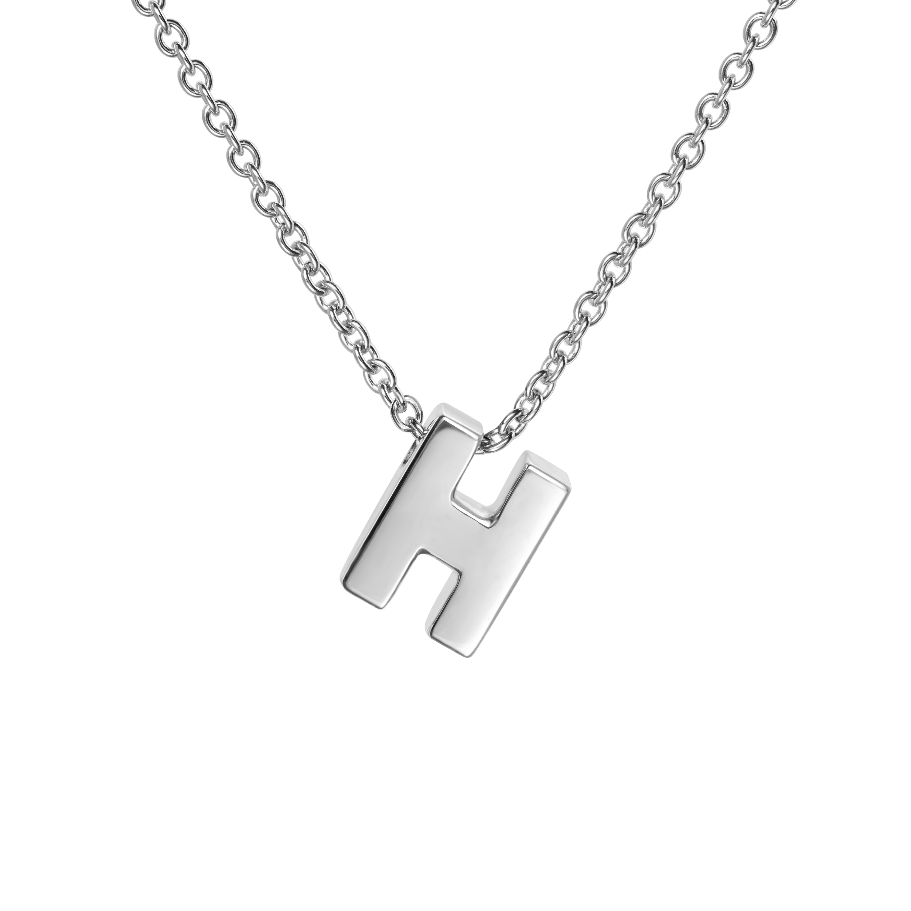 Mini Heirlooms 18ct White Gold Initial Pendant