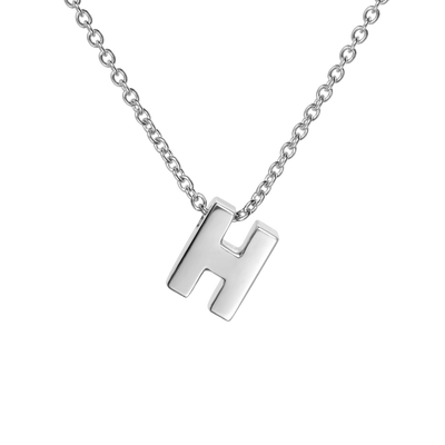 Mini Heirlooms 18ct White Gold Initial Pendant