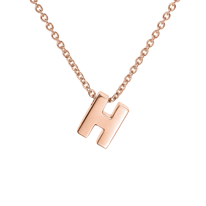 Mini Heirlooms 18ct Rose Gold Initial Pendant