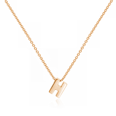 Mini Heirlooms 18ct Rose Gold Initial Pendant