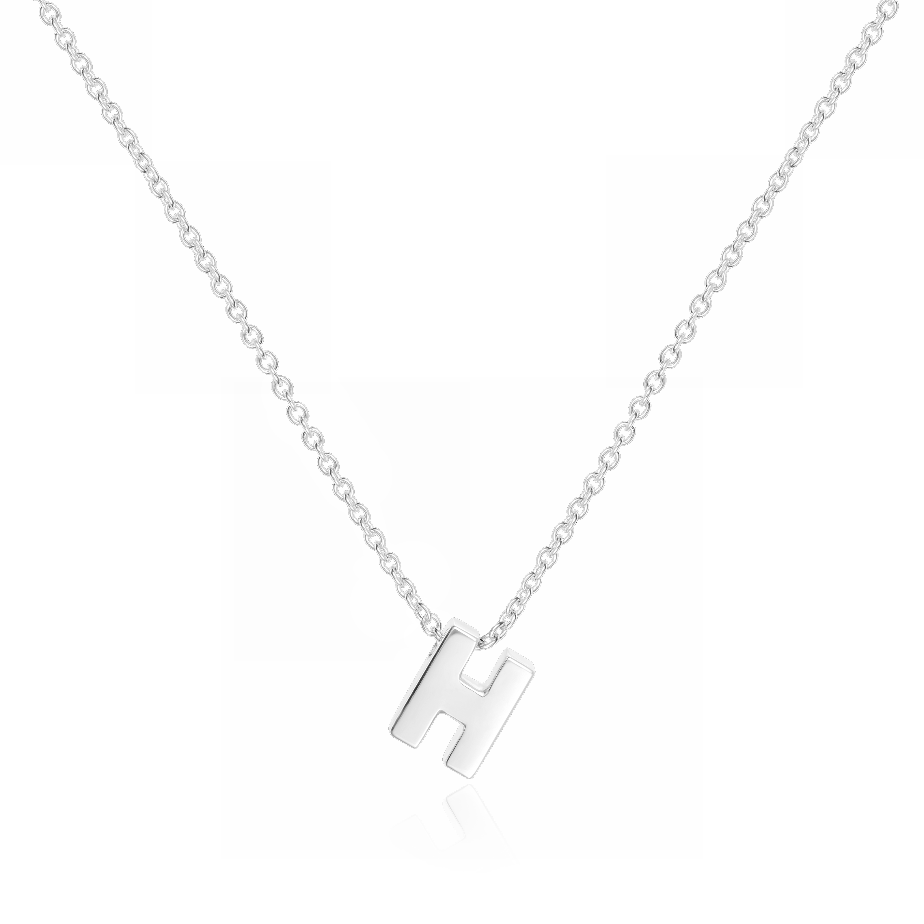 Mini Heirlooms 18ct White Gold Initial Pendant
