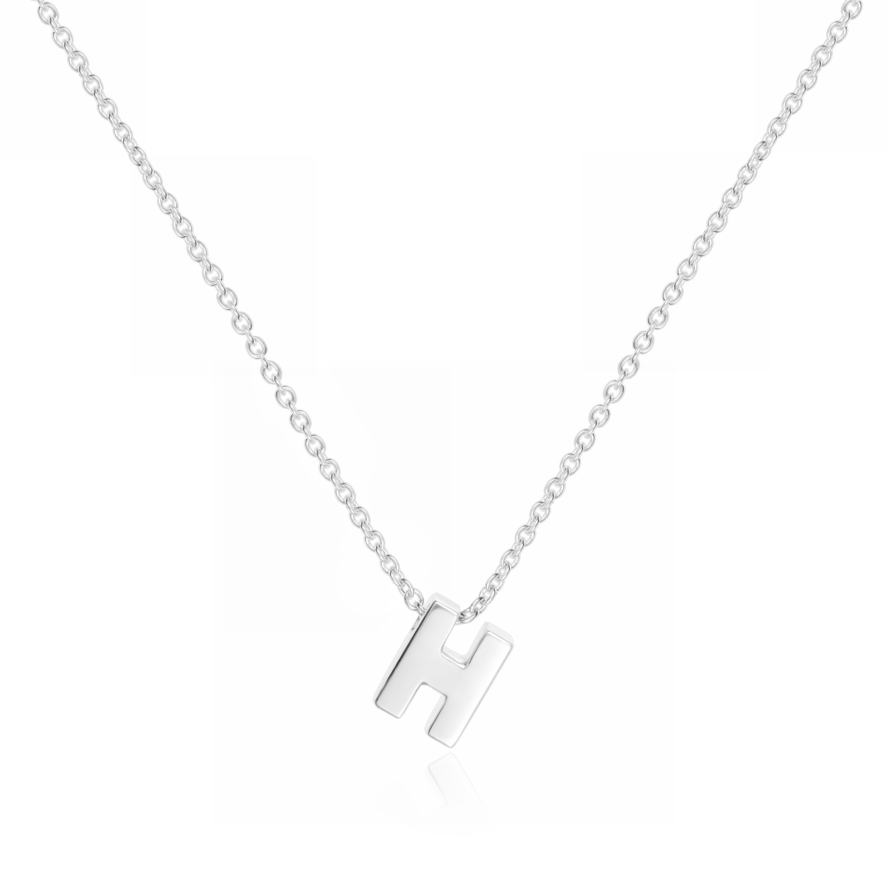 Mini Heirlooms 18ct White Gold Initial Pendant