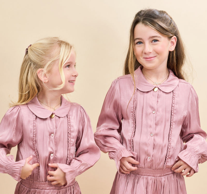 Mini Heirlooms Platinum Diamond Set Name Pendant