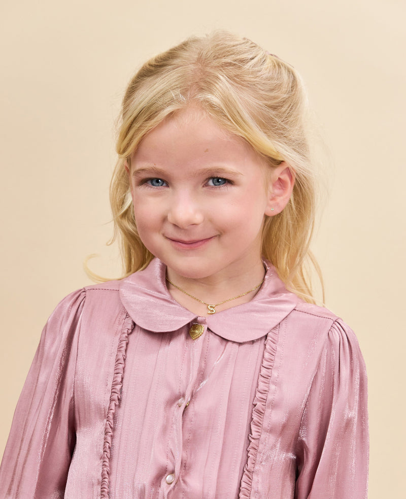 Mini Heirlooms 18ct Yellow Gold Diamond Set Initial Pendant