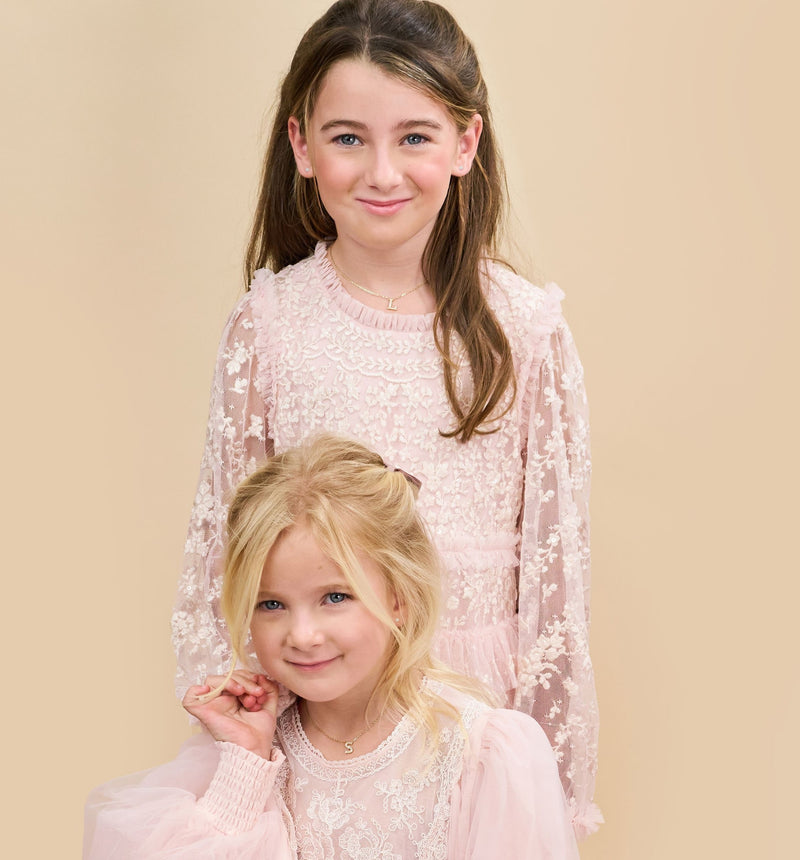 Mini Heirlooms 18ct Rose Gold Diamond Set Initial Pendant