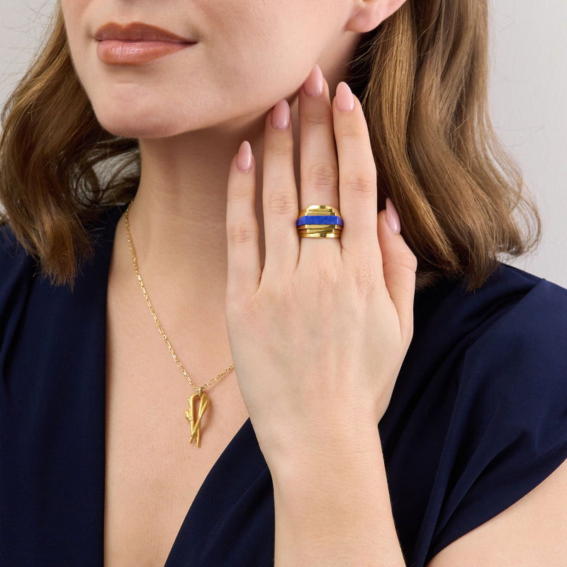 Lapis Lazuli Tank Ring