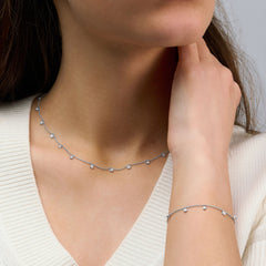 1.00ct Spectacle Set Diamond Necklet